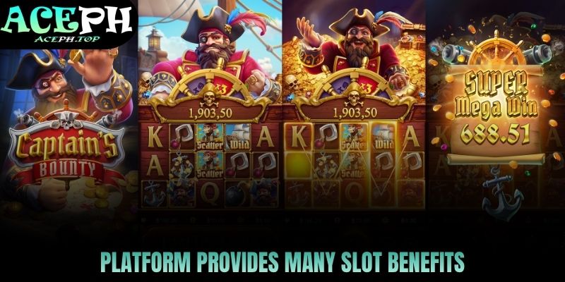 platform provides many slot games benefits
