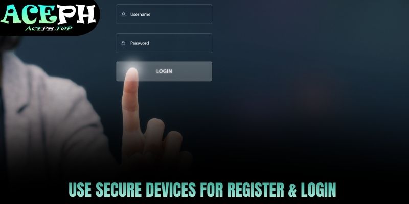use secure devices for register & login